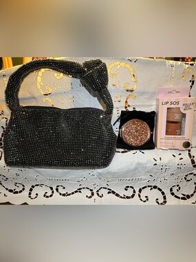 Jessica McClintock Rhinestone Shoulder Bag Gift Set